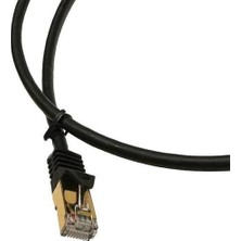 cm Cat7 Kablo 0.3 Metre Siyah Cat7 Kablo