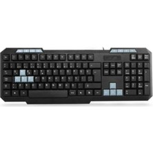 KB-700 Siyah USB Q Multimedia Klavye