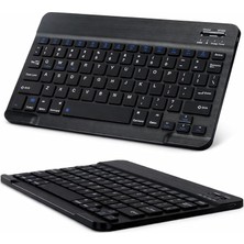 Klavye, Taşınabilir Mini Klavye, Windows, Android, Ios, Tablet ve Tv Uyumlu Bluetooth Klavye, Erg