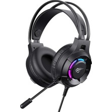 Gamenote H2049D Rgb Işıklı 3.5mm Gaming Kablolu Oyuncu Kulaklığı - Mikrofonlu, 50MM Sürücü