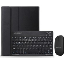 Samsung Galaxy Tab A8 SM-X200 10.5 (2021) Bluetooth Klavye ve Mouse + Standlı Kılıf - Bkk6
