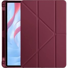 Zemira Home Newface Huawei Honor Pad X9A Kalemlikli Mars Tablet Kılıfı - Mürdüm
