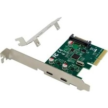 Exp 4x Type-C Kart 2 Port X4 Pci Express Typec Kart 2 Port Type-C Kart