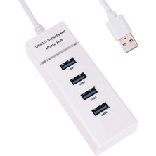 USB Çoklayıcı 4in1 USB 3.0 4 Port Çoğaltıcı Hub 5gpbs Hızlı Aktarım 30CM Kablo Pc Bilgisay
