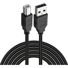 To Usb-B Yazıcı Tarayıcı Printer Kablosu (5 Metre) - Pc ve Laptop ile Yazıcı Ara Bağlantı Da