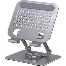 Tablet Standı 360 Derece Dönebilen Katlanabilir Ergonomik Tablet Tutucu