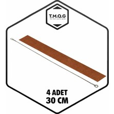 Tel + Teflon Poşet Ağzı Yapıştırma Kapatma Makinesi Için 4'er Adet (30CM)
