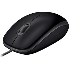 B110 Kablolu USB Fare, Sessiz Tuşlar, Tam Boyutlu Konforlu Tasarım, Iki Elle Kullanılabilir Pc/ma