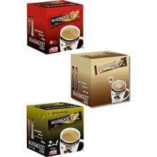 Coffee 3ü1 Arada ve 3ü1 Arada Sütlü Köpüklü ve 2si1 Arada 3'lü Set 48 Adet