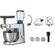 Homebake Pro Mutfak Şefi KHH01.220SI - Kıyma Aparatlı, Thermoresist Blender, Hamur Yoğurma Makin