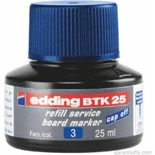 Btk 25 Tahta Kalemi Yedek Mürekkebi, 25 Ml, Mavi