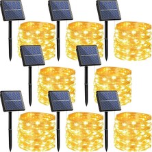 Enerjili LED Işık Zinciri – 80 Metre, 800 Led, IP64 Su Geçirmez, 8 Modlu, Sıcak Beyaz Işık,