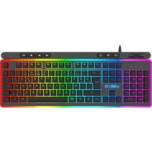 Nova K1 360° Özelleştirilebilir Rgb & Yazılımlı Full Membran 104+7 Tuşlu Ekstra Multimedya/ro