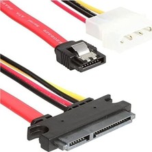 Sata Data Power Uzatma Kablosu 7 + 15 22PIN Sata Ide 4 Pin Molex Kablo