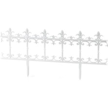 Klasik Plastik Bahçe Çiti 86X38 cm 4'lü Set