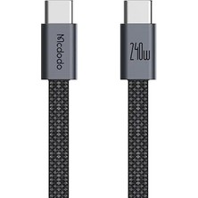 Usb-C To Usb-C 240W Manyetik Ultra Ince Hızlı Şarj Kablosu 1m