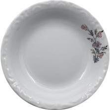 Porselen 12'li Rüya 17CM Çukur Yemek Tabağı