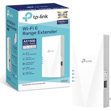 RE500X, AX1500 Mbps Onemesh Wi-Fi 6 Menzil Genişletici, Geniş Bant/wi-Fi Genişletici, 1 Gigabit B
