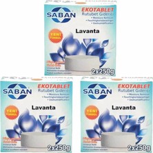 Nem Alıcı Rutubet Giderici Yedek Tablet 3'lü 2 x 250 Gram Lavanta
