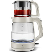 Glass Tea Xl 2 In 1 Cam Çay Makinesi ve Kettle Starlight