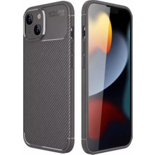 Zemira Home Newface Apple iPhone 14 Kılıf Auto Focus Karbon Kapak - Gri