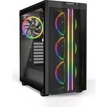Quiet! Pure Base 500 Fx Siyah, Orta Kule Atx Kasa, Argb, 4 Önceden Kurulmuş Light Wings Pwm Vantil