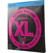 EXL170 Bas Gitar Tel Seti, Xl, 45-100, Long Scale, Nickel