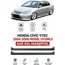 EP Garaj Otomotiv Honda Cıvıc Vtec 2004-2006 Uyumlu Sağ - Sol Marşpiyel