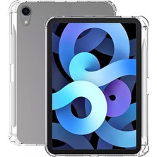 iPad 10.nesil 10.9 Inch 2022 Kalem Koymalı Silikon Kılıf -Şeffaf AL3306