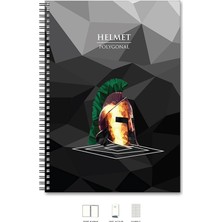 Color A4 Defter Kareli 200 Syf Kask Polygonal