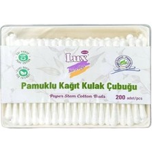 Pamuklu Kağıt Kulak Çubuğu (200 Adet)