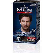 Men Perfect Saç Boyası 80 - Kahve Siyah, 80 ml