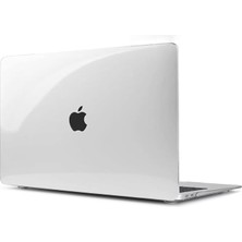 MacBook Air 13.6 2022 M2 A2681 Ince Sararmayan Şeffaf MacBook Crystal Ishield Kapak Sert Kabuk Kor