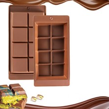 Mys 30301-1 Çikolata Kabı Dubai Silikon, Çikolata Yapma Kalıbı Bpa Free Pratik Çikolata Kalıb