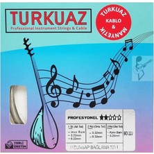 Uzun Sap Bağlama Teli 0.22 Çelik Ipek Bamlı Takım Tel