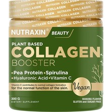 Plant Based Collagen Booster | Vegan Kolajen Toz Takviye | C Vitamini, Hyaluronik Asit, Çinko, Spir