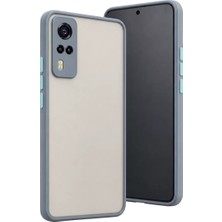 Zemira Home Newface Vivo Y53S Kılıf Montreal Silikon Kapak - Gri