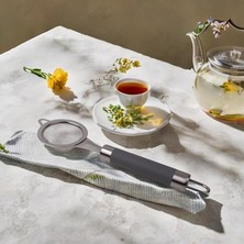 Paslanmaz Çelik Silikon Saplı Çay Süzgeci | Silikon Saplı Süzgeç – Şık ve Fonksiyonel Sun