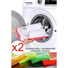 Home 2 Adet Lüks Fermuarlı Ayakkabı Yıkama Filesi