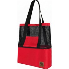 Ayısı® Thermo Bag - Sıcak/soğuk Termal Korumalı Kamp, Piknik, Plaj Çantası 16+22= 38 Lt Kır