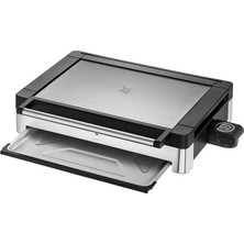 Lono Grill Çelik Tek Bölmeli Cam Kapaklı Elektrikli Izgara 2200 W