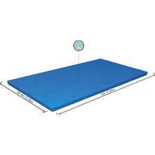 Üst Kapama Bezi 300 cm x 201 cm Havuzlar Için Uygundur 58106