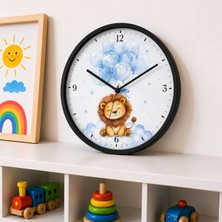 Defka Neon Renkli Canlı Çocuk Odası Duvar Saati