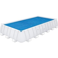 Polietilen Solar Branda 703 x 336 Cm, Mavi, Köşeli