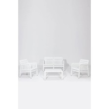 Lara 2+1+1+S Mindersiz Bahçe ve Balkon Takımı
