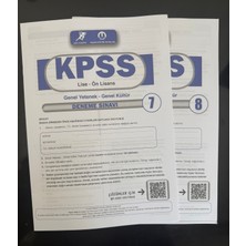 Tasarı Yay. Kpss Deneme Sınavı Kitapçığı