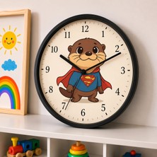 Defka Neon Renkli Canlı Çocuk Odası Duvar Saati