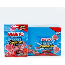 Bebeto Freeze Crunchy Strawberry Heart ( Çilek Kalp ) 12 Adet