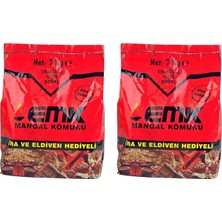 Mangal Kömürü, 2 kg Paket, 2'li Set