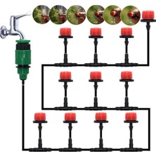 Munico 40 Metre Ayarlanabilir Mikro Püskürtme Sistemi ile Kendin Yap Otomatik Damla Sulama Kit Sera Yazlık